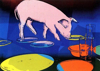 Andy Warhol Abstract Print - Fiesta Pig