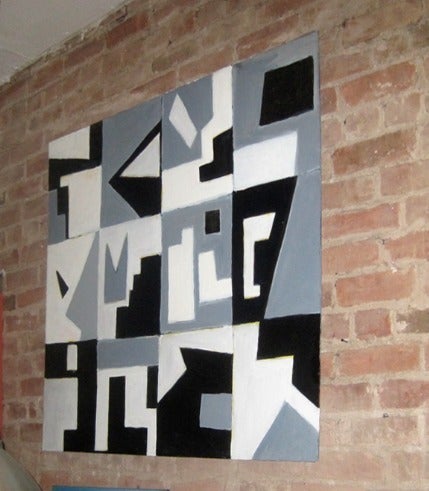 Negativer Raum #1 – Painting von Robert Petrick