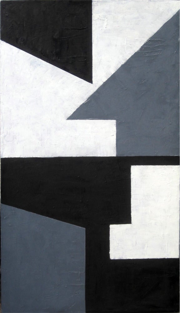 Abstract Painting Robert Petrick - L'espace négatif n° 10