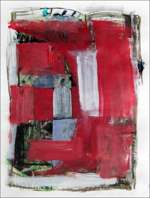 Robert Petrick Abstract Painting - Gesture Series, Untitled #64