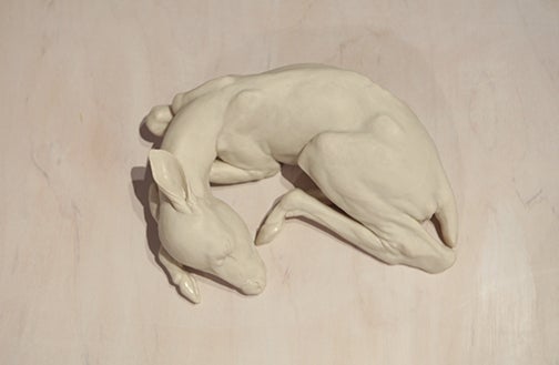 John O'Reilly Figurative Sculpture - Fawn