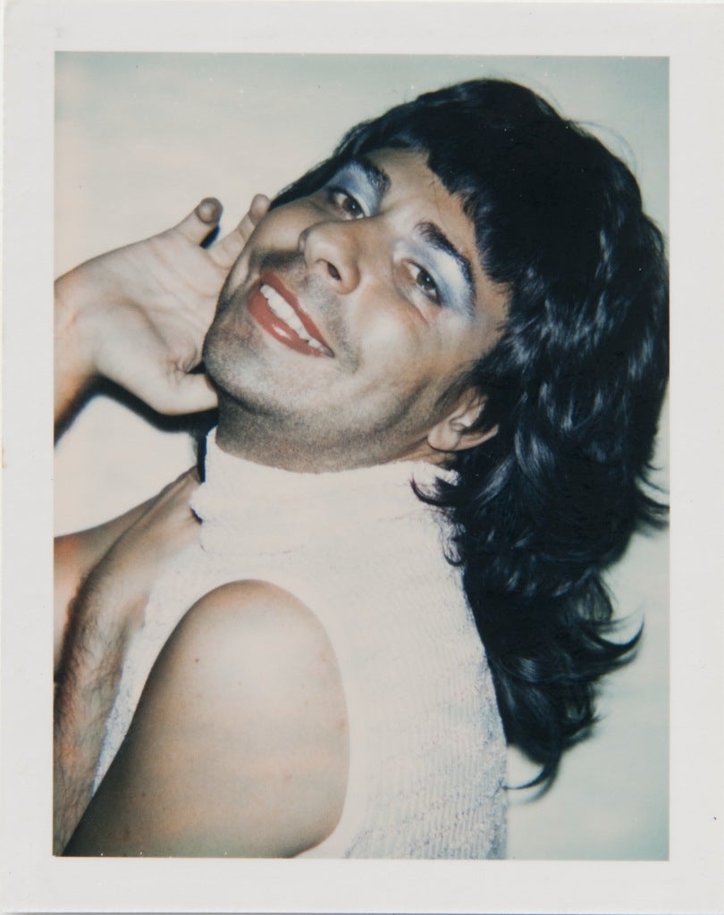 Andy Warhol Portrait Photograph - Bob Colacello in Drag