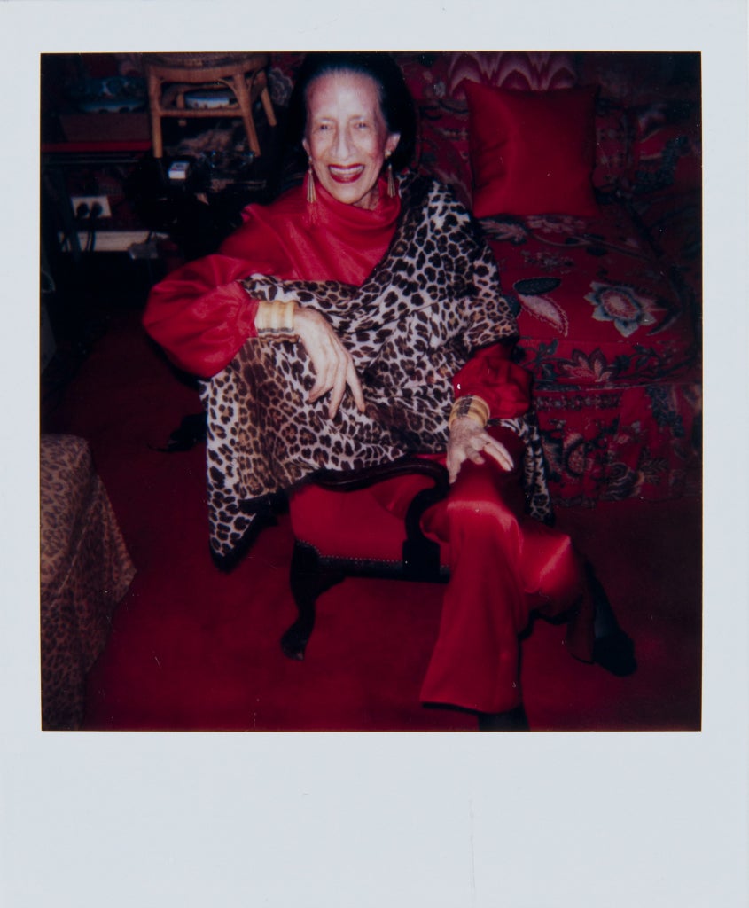 Andy Warhol Portrait Photograph - Diana Vreeland 2