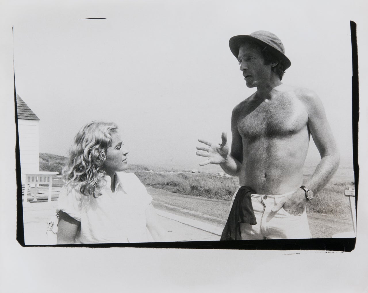 Andy Warhol Portrait Photograph - Dick Cavett & Margueritte