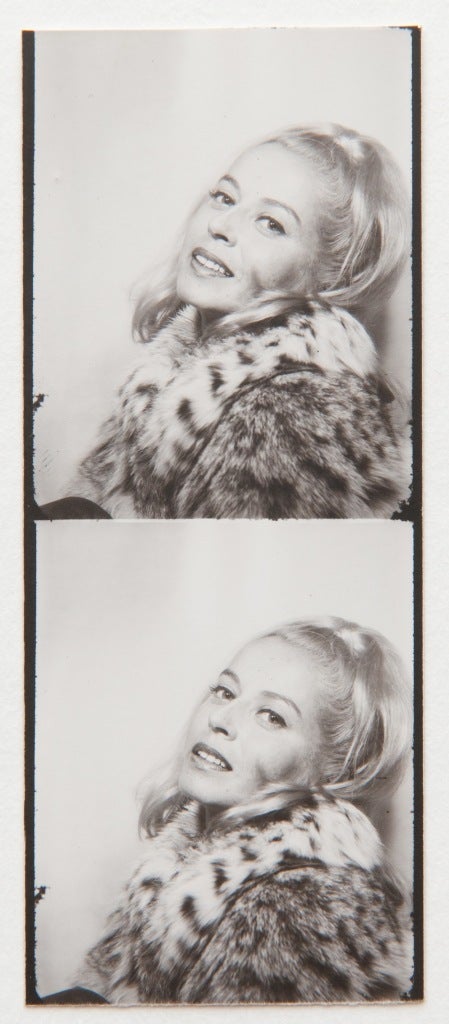 Andy Warhol Color Photograph - Holly Solomon Photobooth Strip