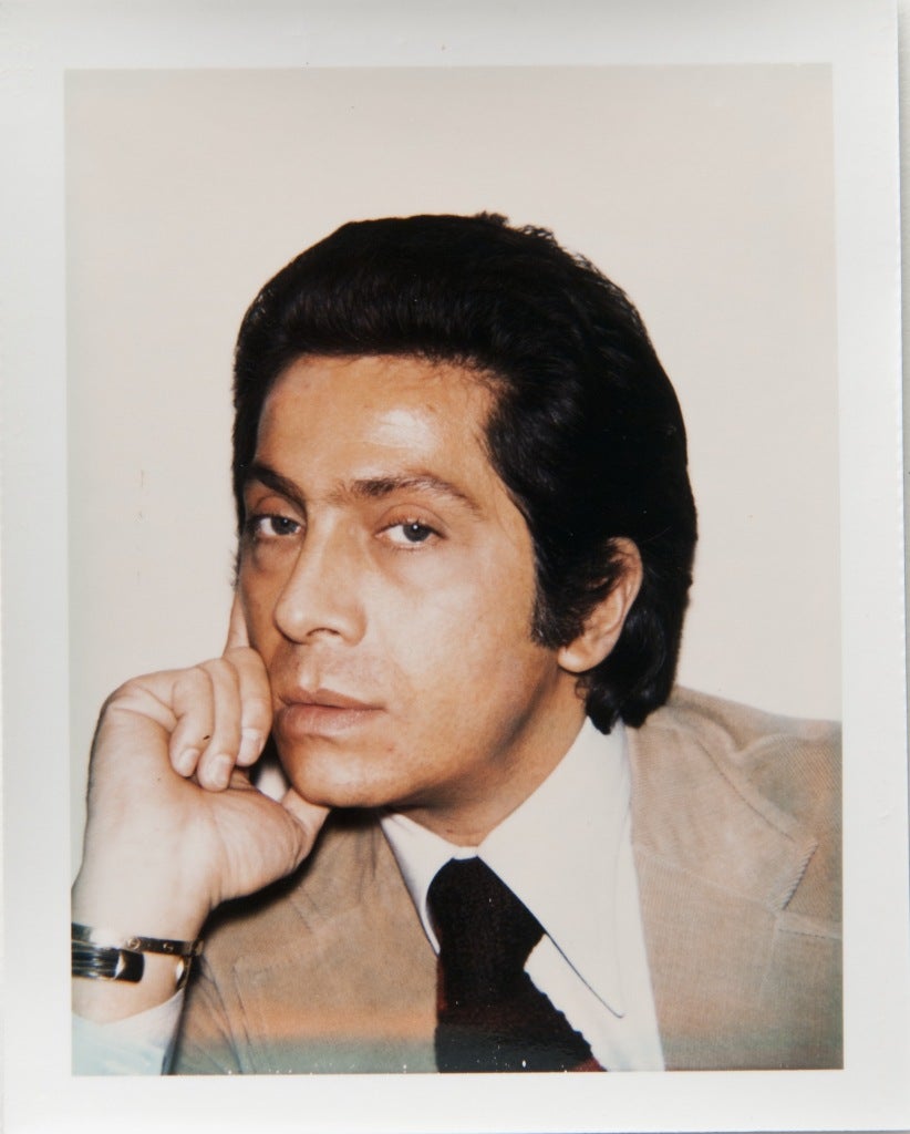 Andy Warhol Portrait Photograph - Valentino