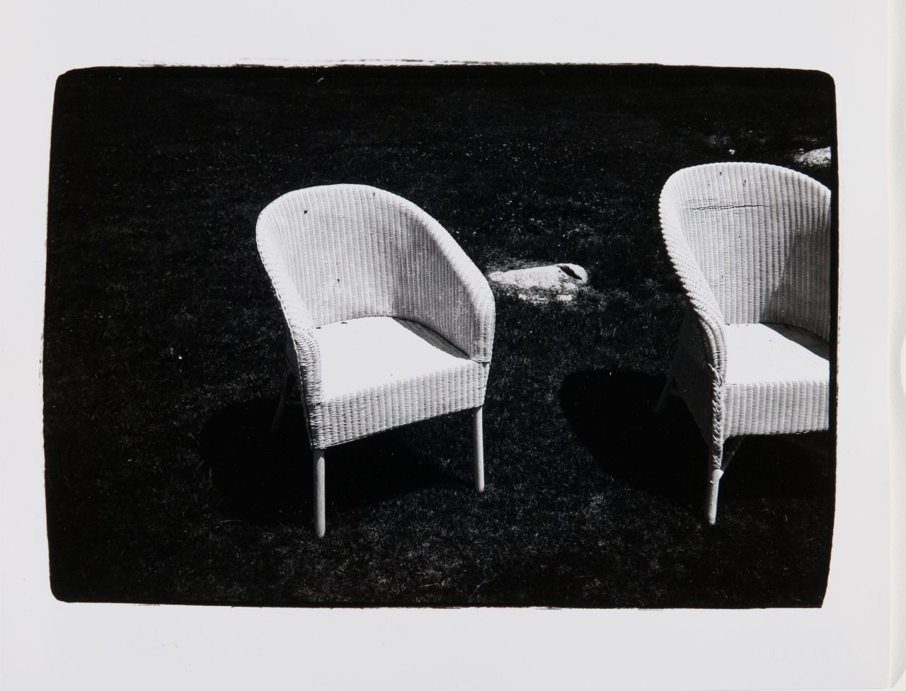 Andy Warhol Still-Life Photograph - Wicker Chairs in Montauk