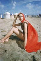 Model on the Beach at Deauville #1