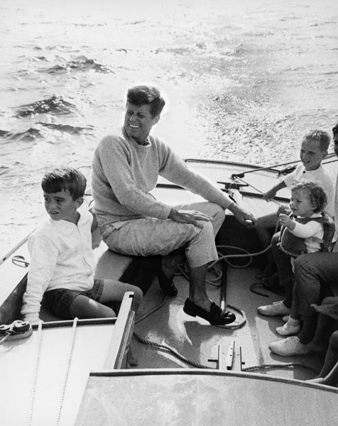 JFK Sailing in Hyannis Port, 1959 - Photograph by Mark Shaw