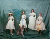 House of Dior-Gainsborough Girls, Paris, 1956
