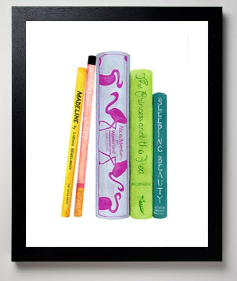 A Little Girl's Bookshelf