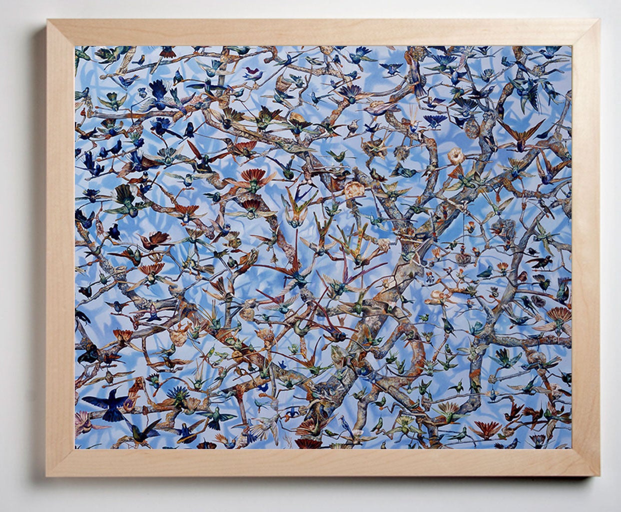 The Hummingbird Tree (Blue) For Sale 1
