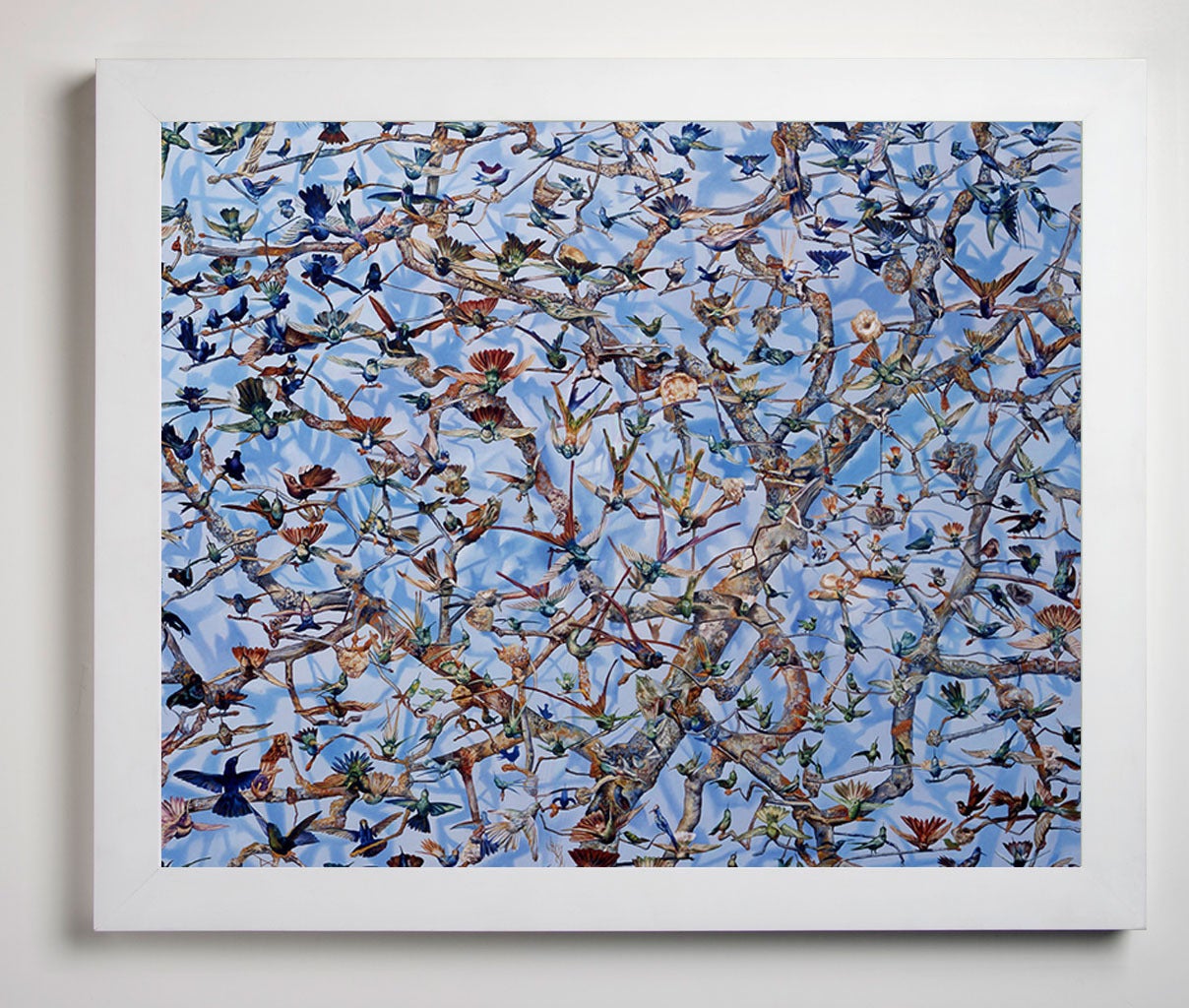 The Hummingbird Tree (Blue) For Sale 3