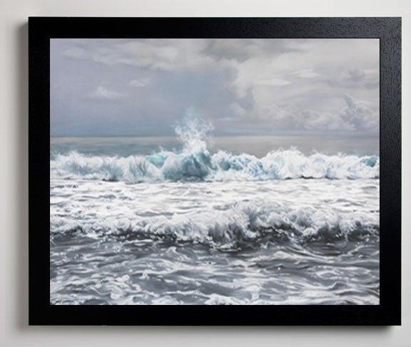 This price and size includes the frame. Framing options are: white, black, natural and aluminum.  Please contact the gallery for pricing of unframed prints and to choose your frame. Limited edition giclee print on Hahnemuehle paper. Arrives with a