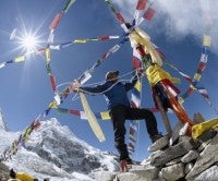 Puja  at Base Camp of Mount Everest