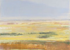 Gloria Saez, Campos de Castilla (GS35), Oil on paper, 2011