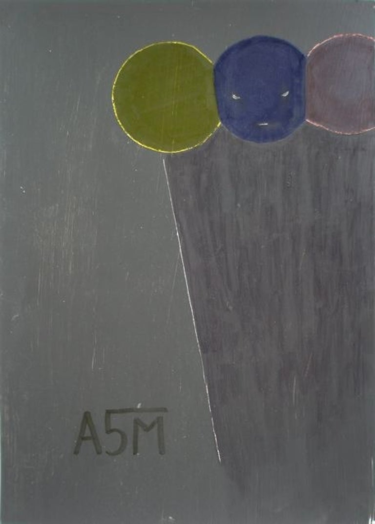 Aurelio Ayela Abstract Painting - El padre menos preciado engendra un viento divino