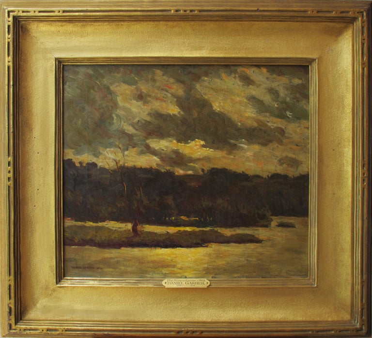 Daniel Garber Landscape Painting - "The Susquehanna"
