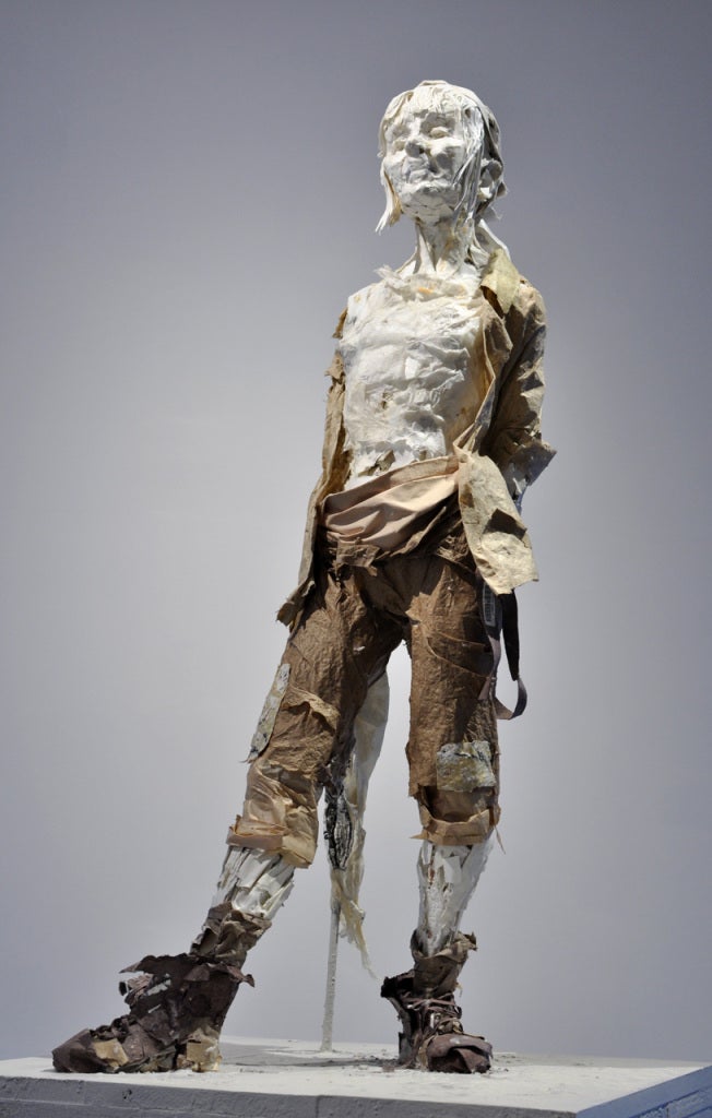 Ivan Markovic Figurative Sculpture - The Runaway