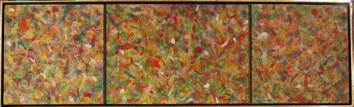 Abstract Painting di Stuart Bigley - Trittico astratto