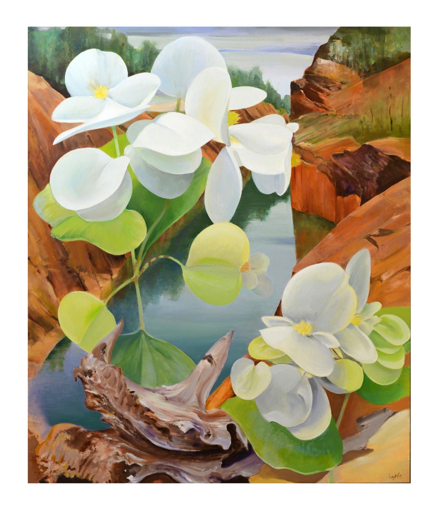 Richard Lytle Abstract Painting - Bloom Over