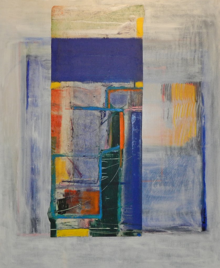 Julie Lazarus Abstract Painting - Bridge of Sighs