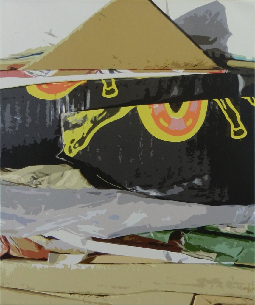 Robert McAn Abstract Painting - Cairo Shadow
