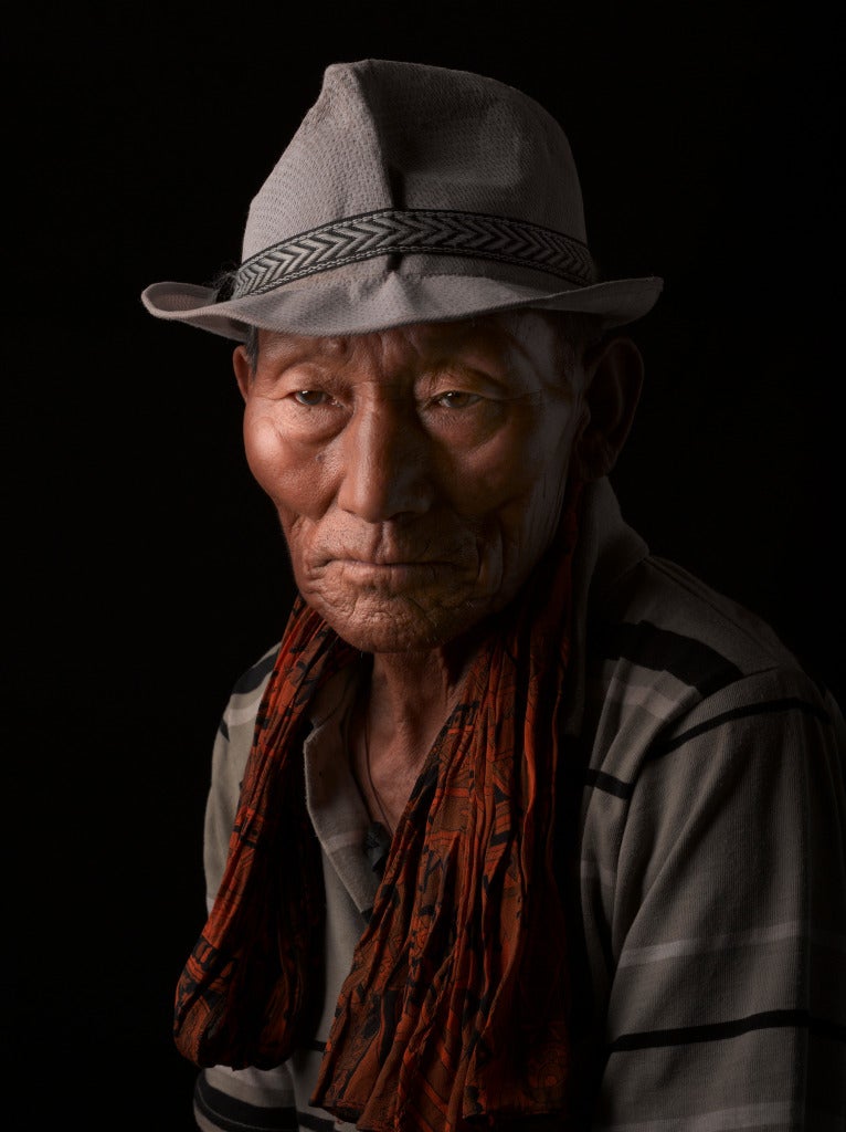 David Zimmerman Color Photograph - Dunsang Rigchen - Tibetan Portrait