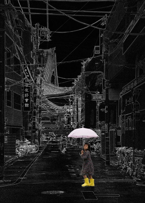 Wolfram Ruoff Color Photograph - Tokyo Girl