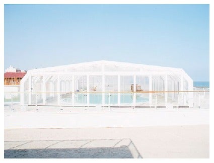 Gianfranco Pezzot Color Photograph - Milano Marittima Indoor Swimming Pool