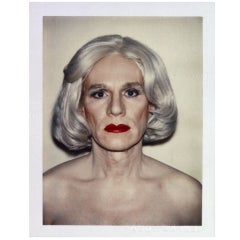 Andy Warhol in Drag