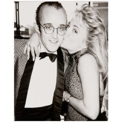 Keith Haring and Cornelia Guest