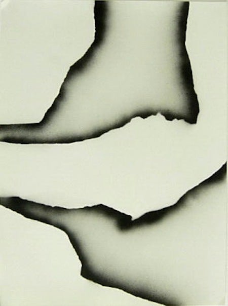 John Rosis Abstract Painting - Charcoal Forms No. 23