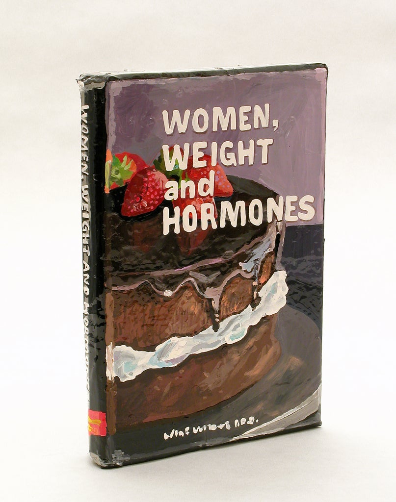 Women, Weight, and Hormones - Mixed Media Art by Jean Lowe