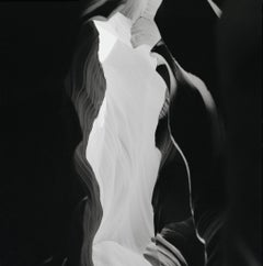Carcava, black and white photograph of desert