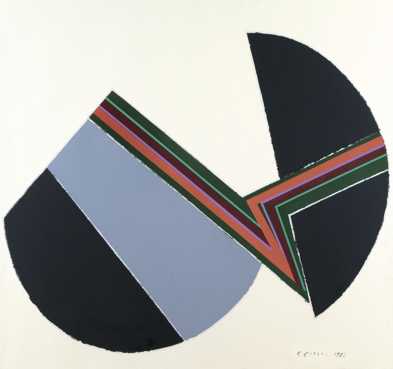 Carole Eisner Abstract Painting - Tarew