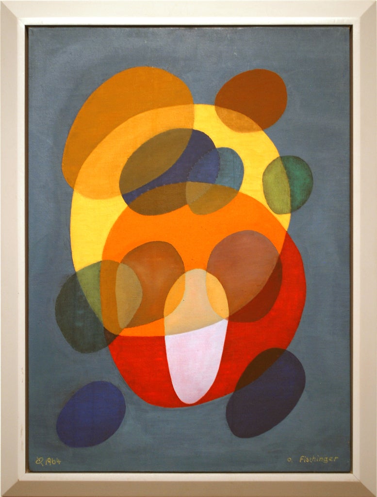 Oskar Fischinger Abstraction 220, Painting For Sale at