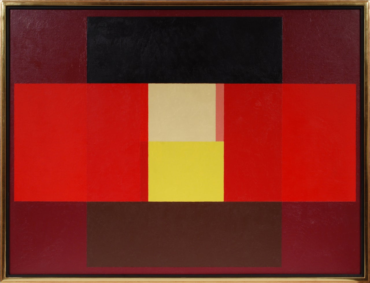 Sewell Sillman Abstract Painting - Spanish Crossing