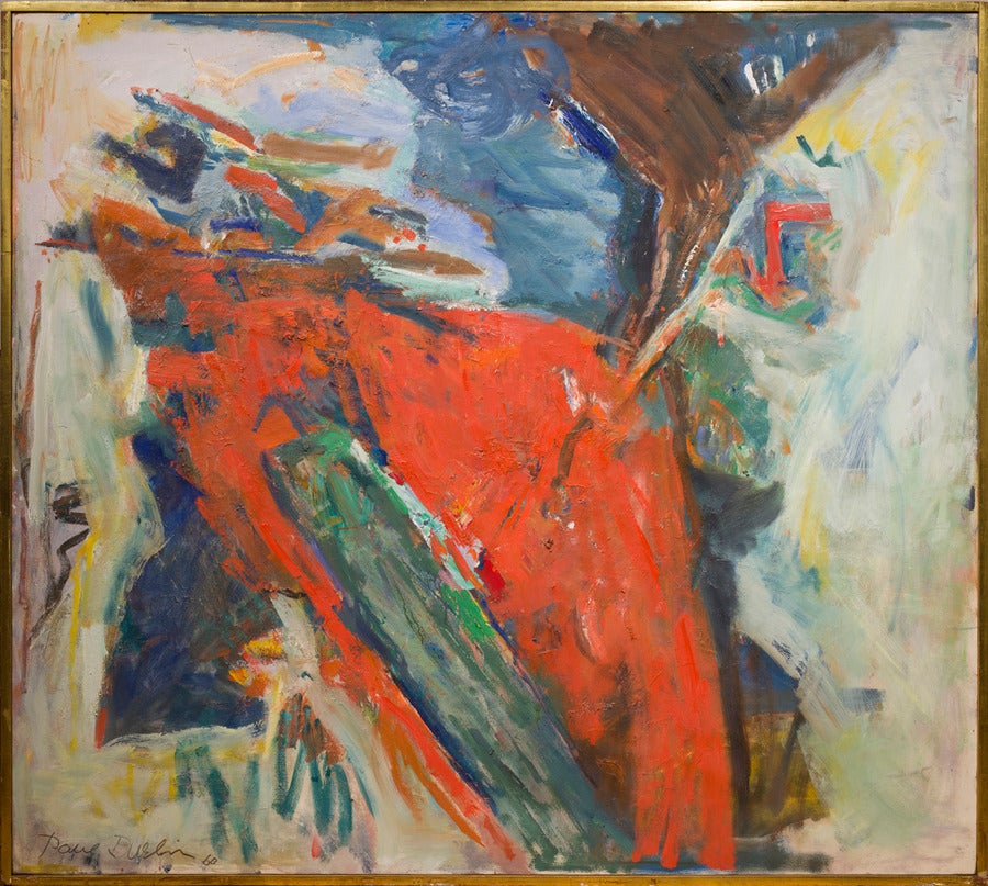 Paul Burlin Abstract Painting - Good Day (Vicci)