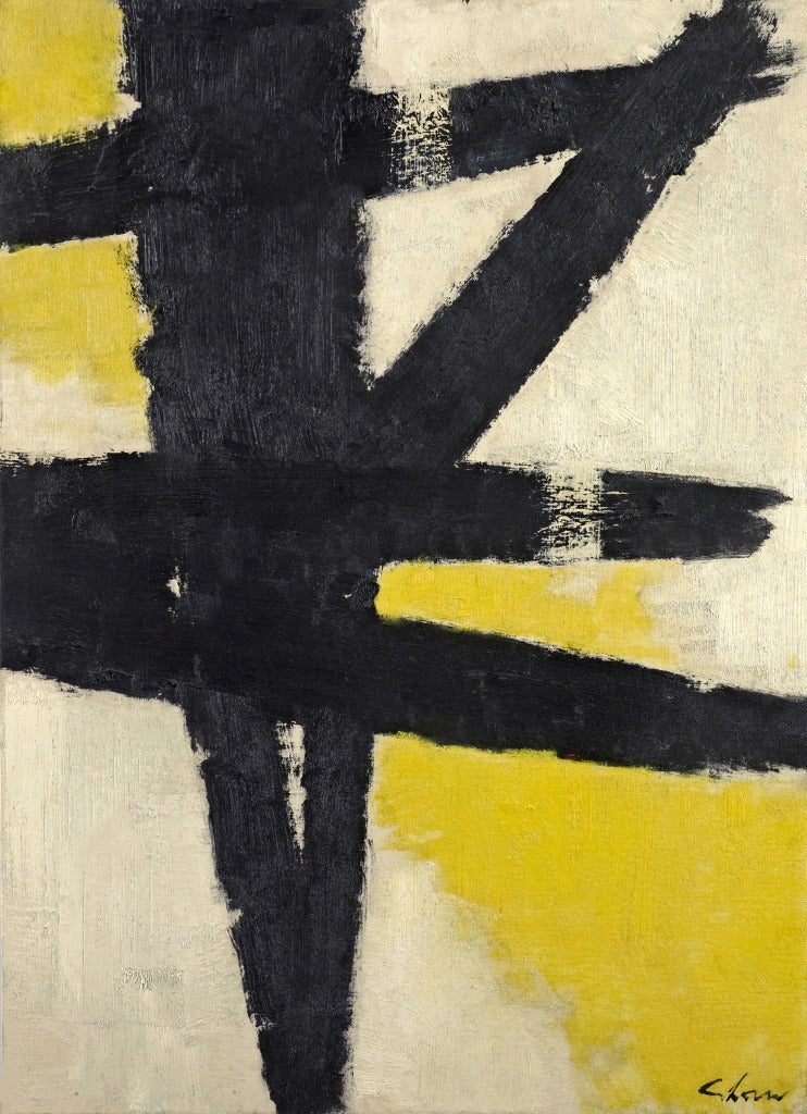 Charles Green Shaw Abstract Painting - Samurai