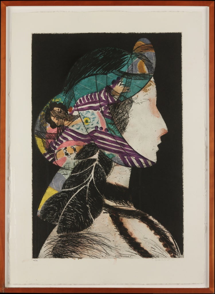 Manolo Valdes Figurative Print - Botticelli Como Pretexto