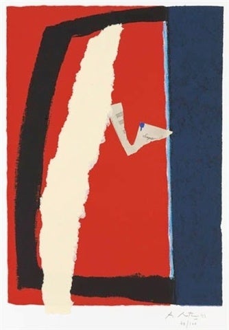 Robert Motherwell Abstract Print - Game of Chance