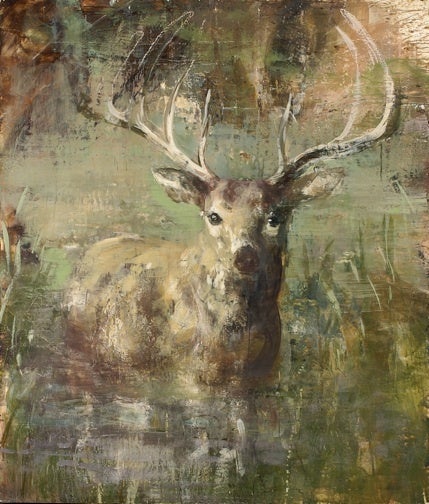 Hecate As Stag - Painting by Tony Scherman