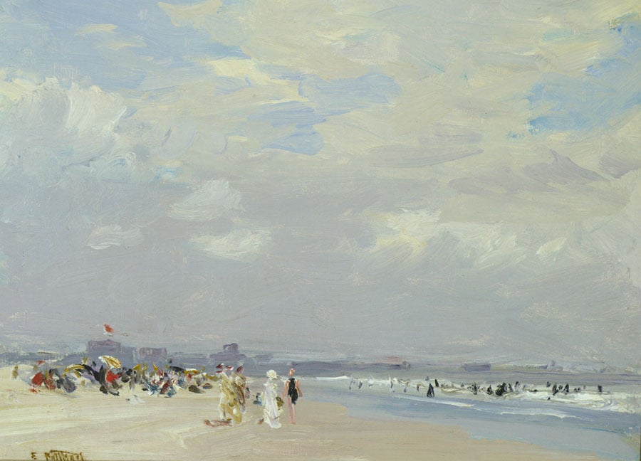 Edward Henry Potthast Landscape Painting - Rockaway Beach