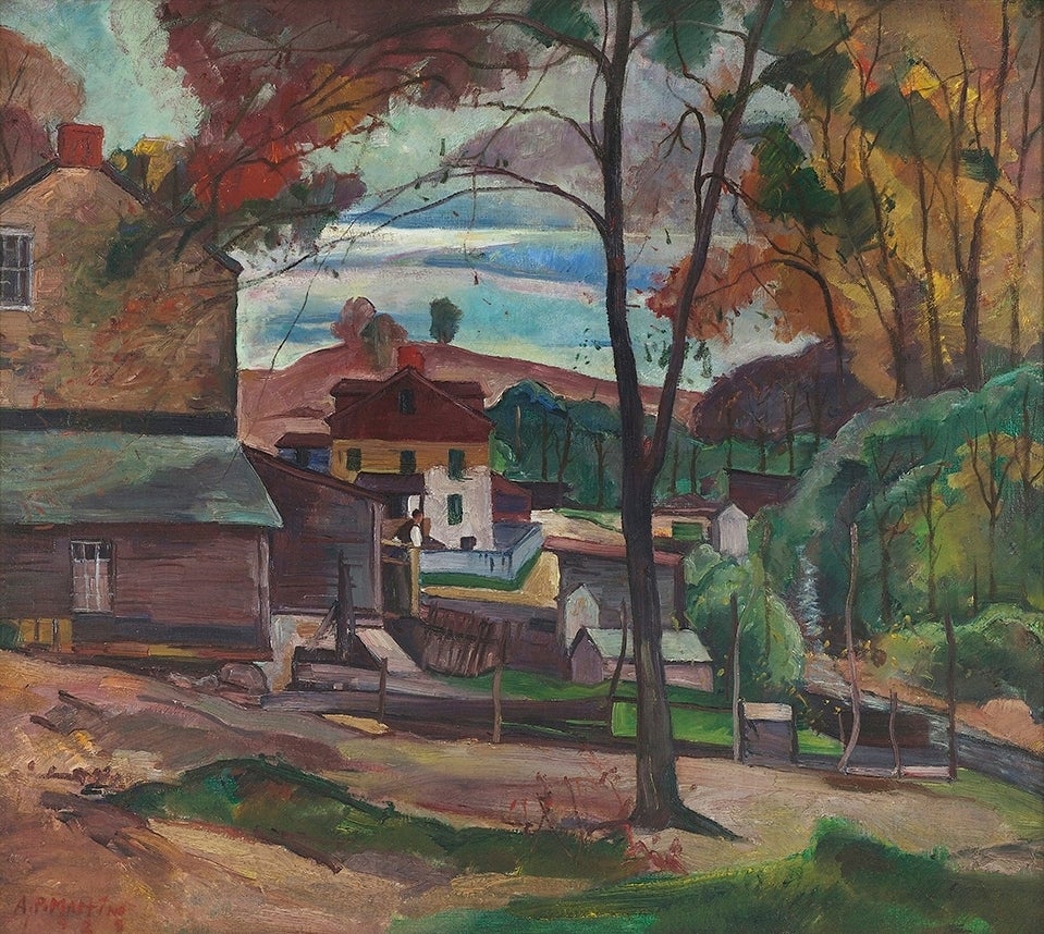 Antonio Pietro Martino Landscape Painting - Clifton House, PA