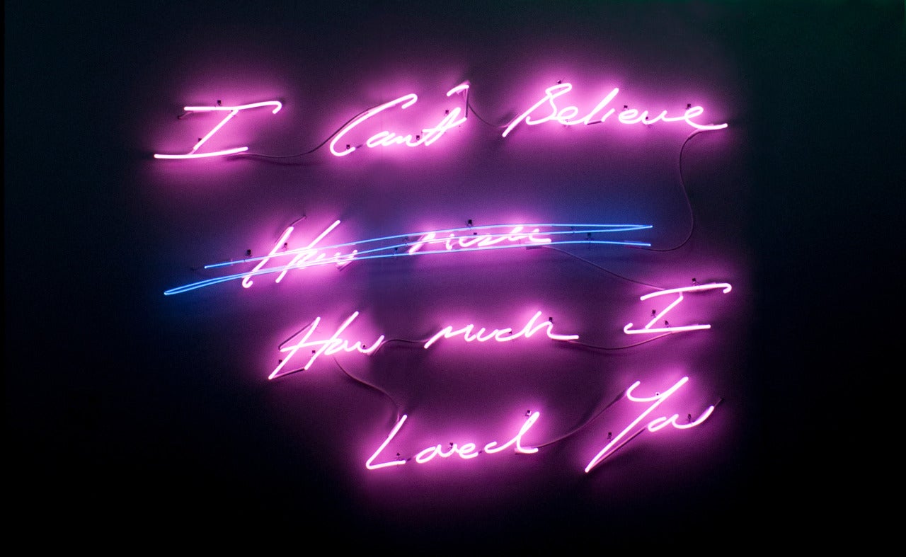 I can't Believe (how much) How much I Loved You - Sculpture by Tracey Emin