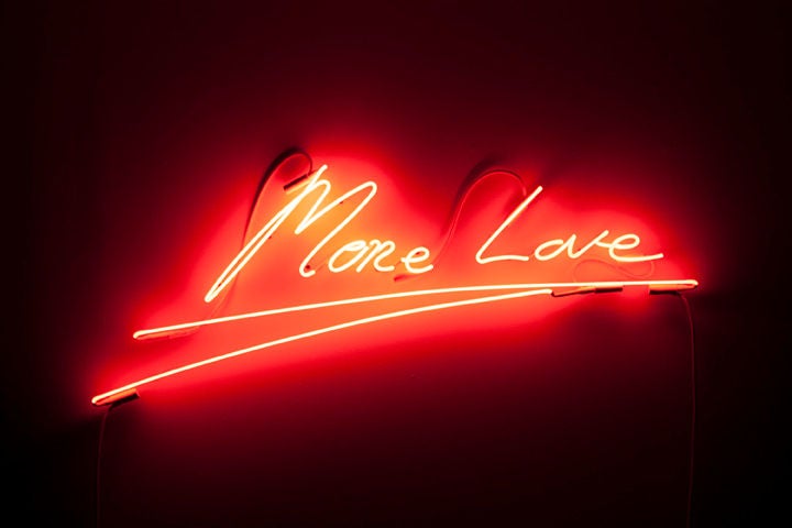 More Love - Sculpture by Tracey Emin