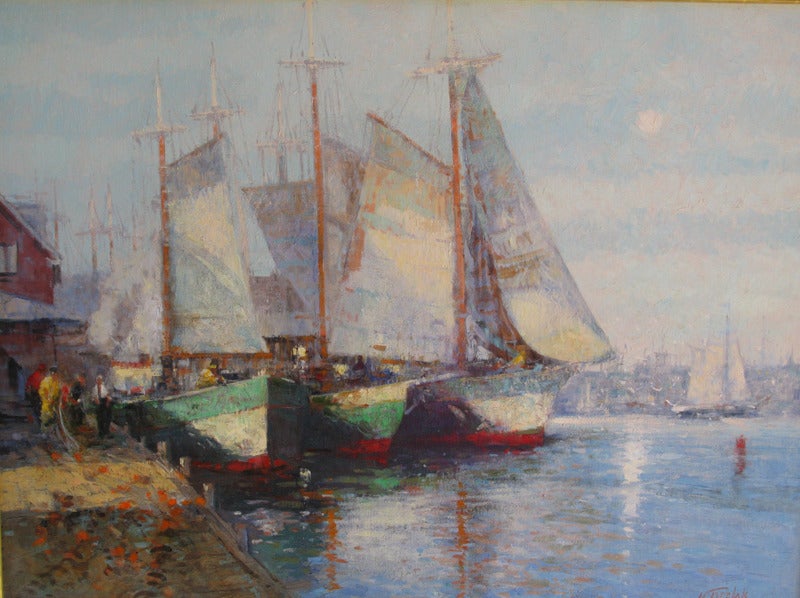 John C. Terelak Landscape Painting - Gloucester Harbor