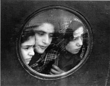 Ruth Orkin Black and White Photograph - Jewish Refugees, Lydda Airport, Tel Aviv, Israel