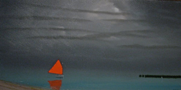 Robert Stark Figurative Painting - Before the Squall